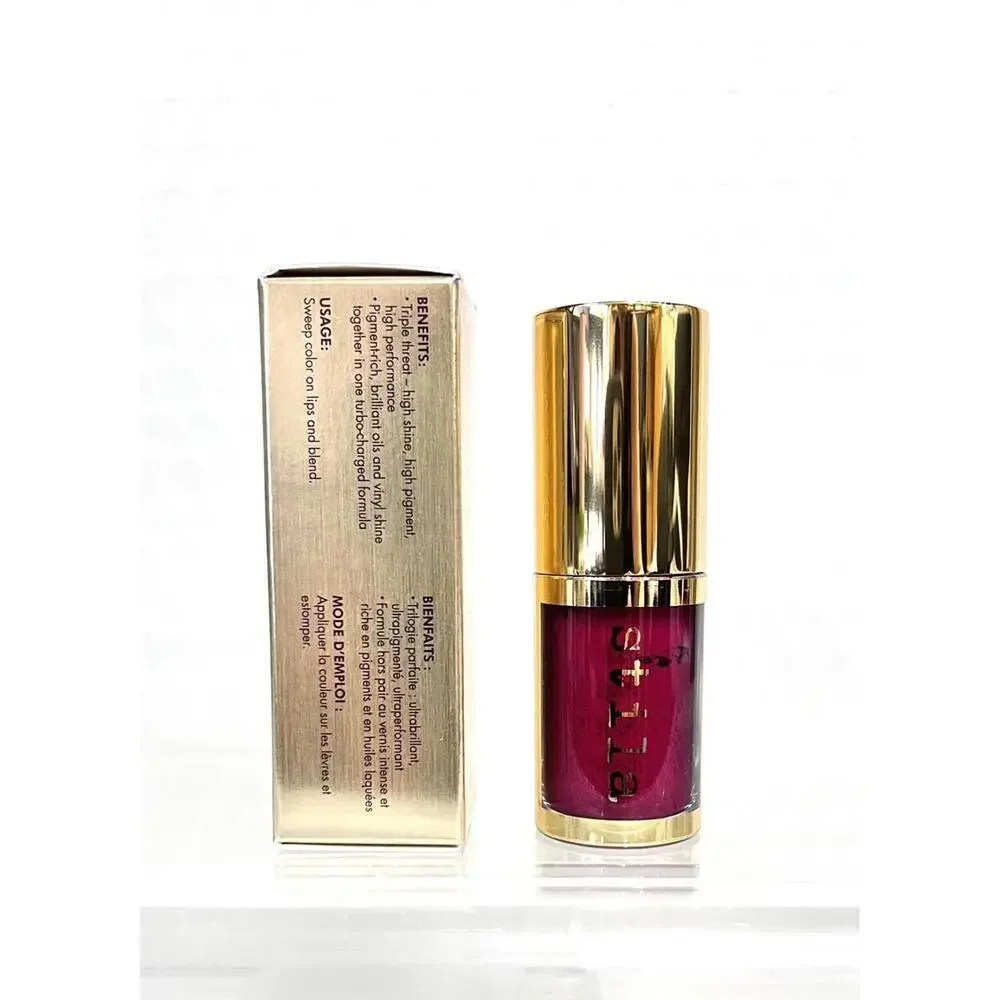 SUPERCHARGE Stila Shine Fever Lip Vinyl Liquid Lacquer Lipstick 0.18oz Full Size